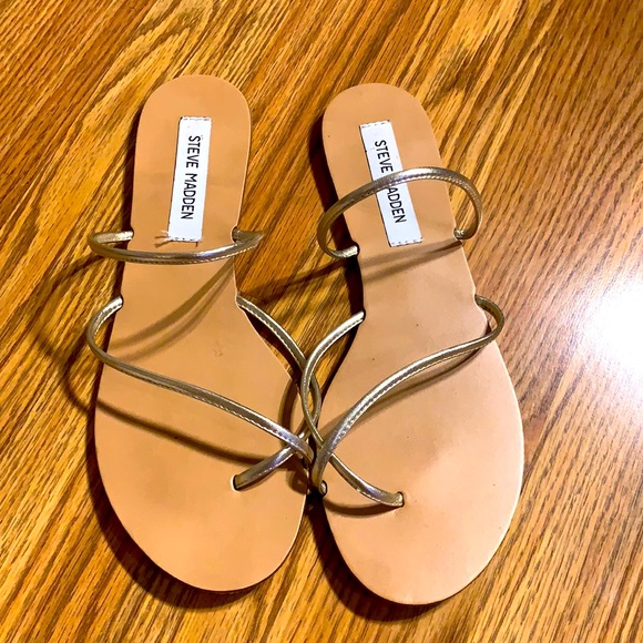 Steve Madden Shoes - Steve Madden- Gold sandals